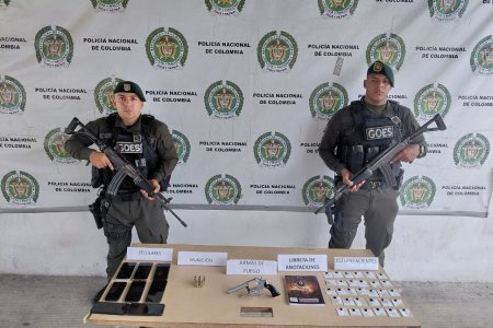 Policía incauta arma de fuego, celulares y estupefacientes en allanamiento en zona rural de Buenaventura