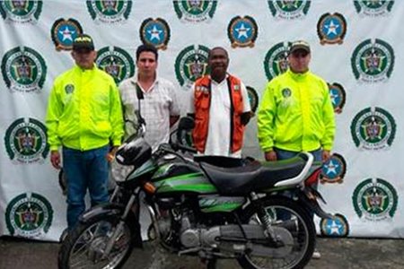 La Policía Nacional capturó a alias 'White' y 'Elvis' presuntos integrantes la banda delincuencial los 'Zombis'