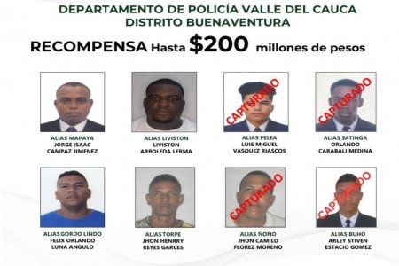 Capturan en Buenaventura a presunto cabecilla criminal alias Búho incluido en el cartel de los más buscados