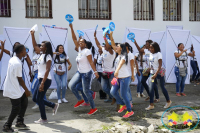 Candidata a la Alcaldía de Buenaventura Elvia Lucy Abonce se toma las calles de Buenaventura 