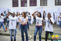 Candidata a la Alcaldía de Buenaventura Elvia Lucy Abonce se toma las calles de Buenaventura 