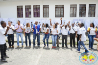 Candidata a la Alcaldía de Buenaventura Elvia Lucy Abonce se toma las calles de Buenaventura 