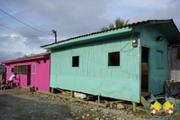 Mujeres por Buenaventura pintaron casas y negocios en sector maderero de El Piñal 