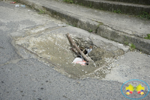 Mala calidad en tapa de válvula de acueducto ocasiona accidente 