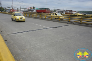Nuevamente el nuevo puente El Piñal es sometido a reparación de sus untas de dilatación