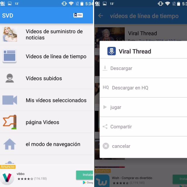 Cómo descargar vídeos de Facebook desde el móvil