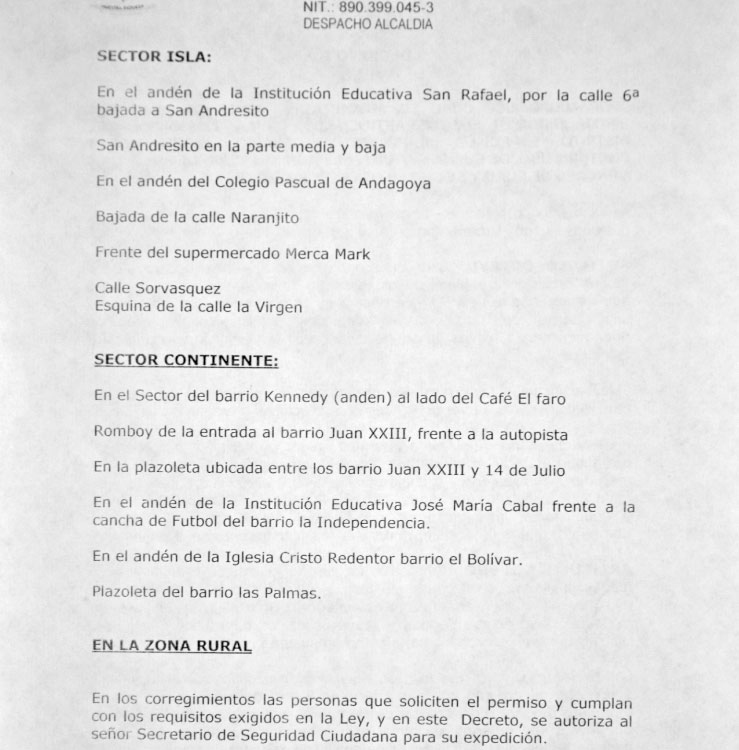 Se expidió decreto que regula el expendio de pólvora en Buenaventura