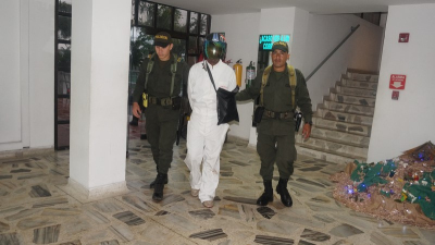 Policía captura en rápida reacción a un sujeto que presuntamente participó en el hurto a sede de Bancolombia en Pueblo Nuevo 