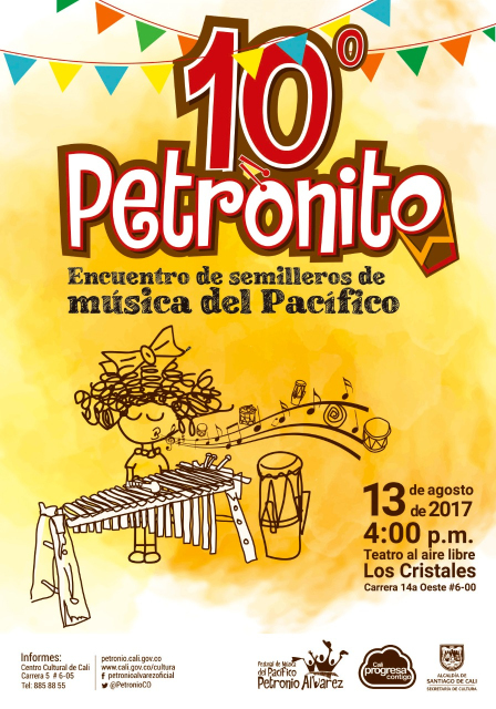 Herederos del Festival Petronio Álvarez, se presentan este domingo 13 de agosto en el Teatro al Aire Libre los Cristales 