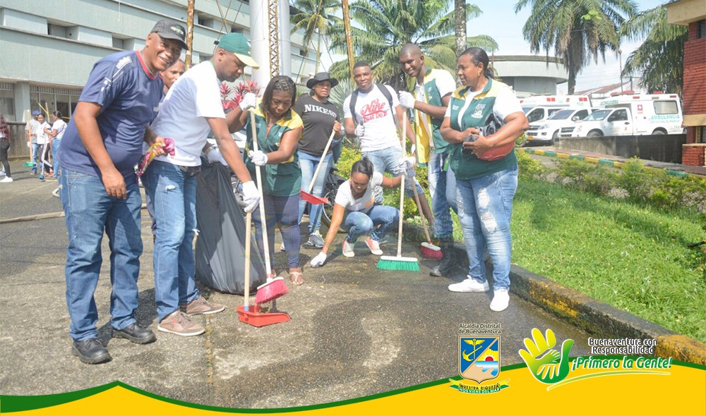 Se realizó jornada de aseo en el Hospital Distrital Luis Ablanque de la Plata