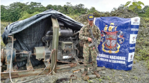 Realiza operativo contra la minería ilegal en el río Anchicayá 