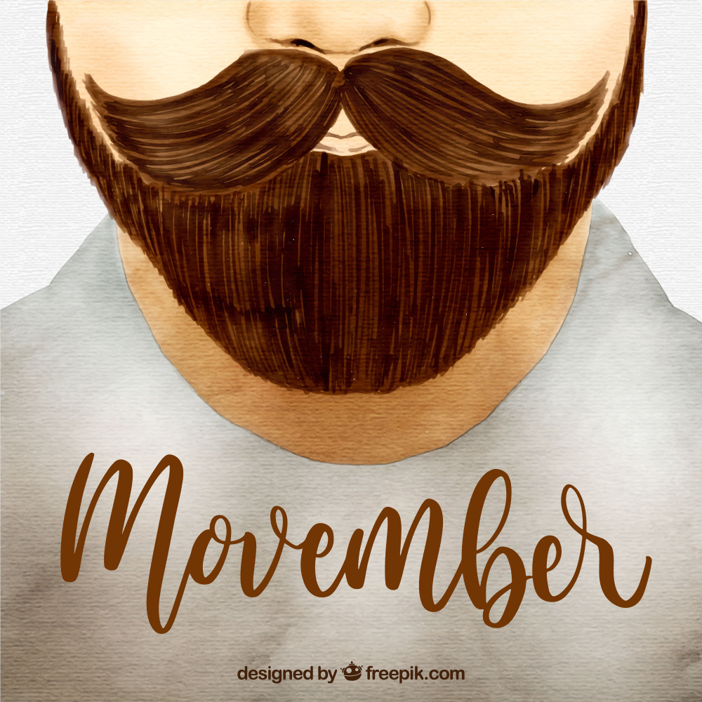 Movember el mes de las barbas y los bigotes