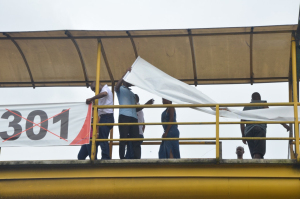Iniciaron operativos para desmontar publicidad política ubicada en sitios no permitidos