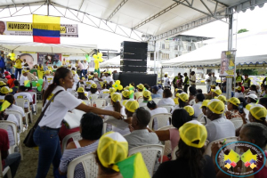 Un buen número de bonaverenses respaldaron el lanzamiento de la campaña al Senado de Alexander López Maya 