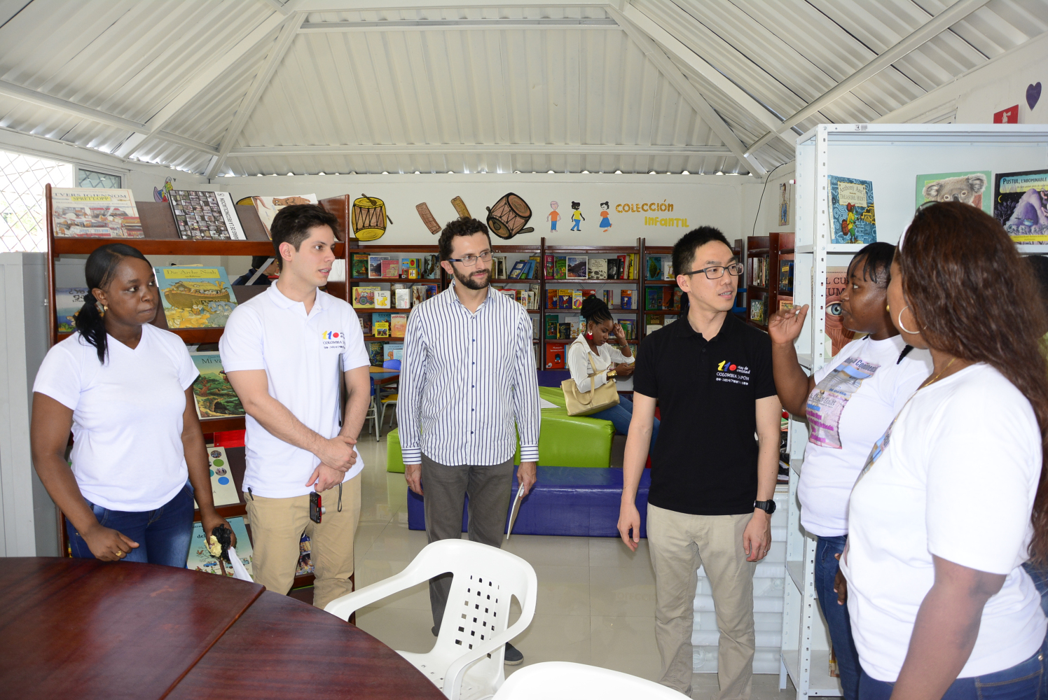 Delegados de la Embajada del Japón visitaron biblioteca continental de Buenaventura