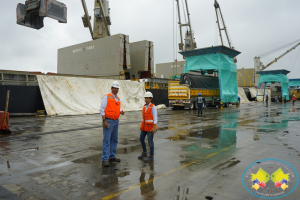 El terminal marítimo Compas - Aguadulce atiende la operación de la Motonave Furness St Kilda con 58. 500 toneladas de mineral
