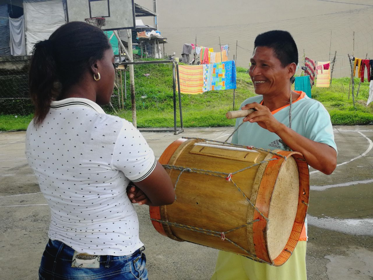 La Dirección Técnica de Cultura realizó jornada de atención a la comunidad indígena desplazada que se encuentra en el CAIJU