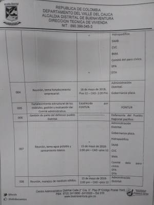 Platoneras y comerciantes de productos en la galería José Hilario López de Pueblo Nuevo levantaron la protesta que realizaban