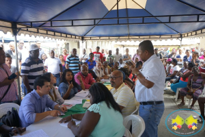 Platoneras y comerciantes de productos en la galería José Hilario López de Pueblo Nuevo levantaron la protesta que realizaban