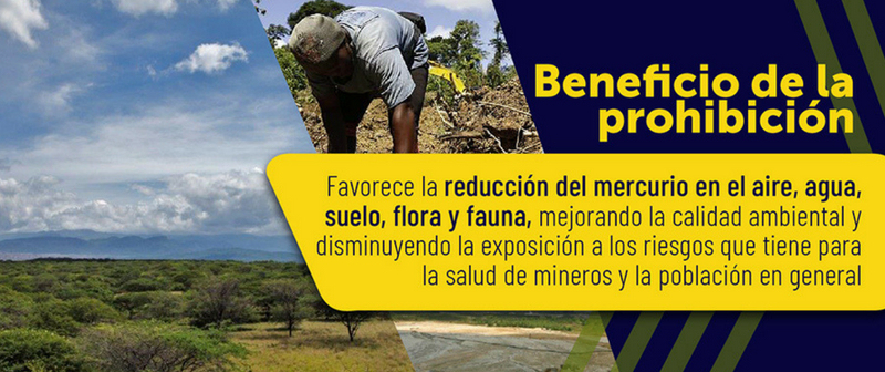 Entra en vigencia prohibición del mercurio en la minería de oro en Colombia