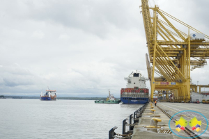 Arribaron a la Sociedad Portuaria Buenaventura 3 nuevas grúas pórtico para mejorar su atención a buques portacontenedores
