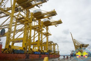 Arribaron a la Sociedad Portuaria Buenaventura 3 nuevas grúas pórtico para mejorar su atención a buques portacontenedores