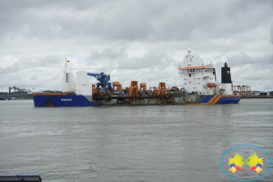 Arribaron a la Sociedad Portuaria Buenaventura 3 nuevas grúas pórtico para mejorar su atención a buques portacontenedores