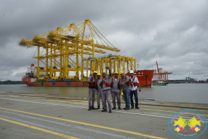 Arribaron a la Sociedad Portuaria Buenaventura 3 nuevas grúas pórtico para mejorar su atención a buques portacontenedores