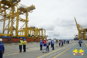 Arribaron a la Sociedad Portuaria Buenaventura 3 nuevas grúas pórtico para mejorar su atención a buques portacontenedores