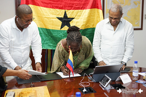 La Embajadora de Ghana estuvo de visita en Buenaventura conociendo sus potencialidades 