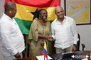 La Embajadora de Ghana estuvo de visita en Buenaventura conociendo sus potencialidades 