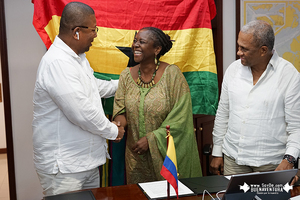 La Embajadora de Ghana estuvo de visita en Buenaventura conociendo sus potencialidades 