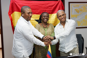La Embajadora de Ghana estuvo de visita en Buenaventura conociendo sus potencialidades 