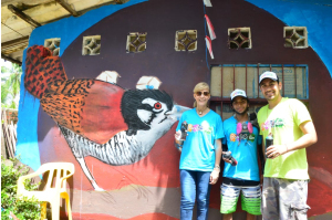 Gobierno departamental llegó hasta La Bocana para llenar de color 200 viviendas