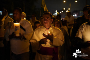 Obispo de Buenaventura invita a la caminata por la vida en el barrio Alberto Lleras 