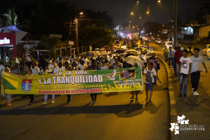 Obispo de Buenaventura invita a la caminata por la vida en el barrio Alberto Lleras 