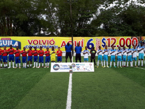 La Copa Calidoso dio espacio a niños con síndrome de Down y discapacidad en el preliminar de la final