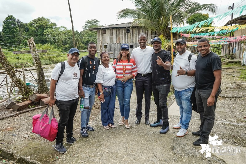 La Alcaldía Distrital de Buenaventura apoyó las fiestas patronales del Sagrado Corazón de Jesús de Puerto Merizalde