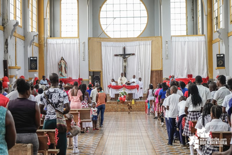 La Alcaldía Distrital de Buenaventura apoyó las fiestas patronales del Sagrado Corazón de Jesús de Puerto Merizalde