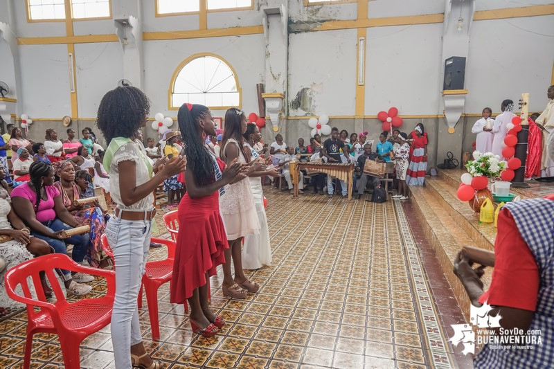 La Alcaldía Distrital de Buenaventura apoyó las fiestas patronales del Sagrado Corazón de Jesús de Puerto Merizalde