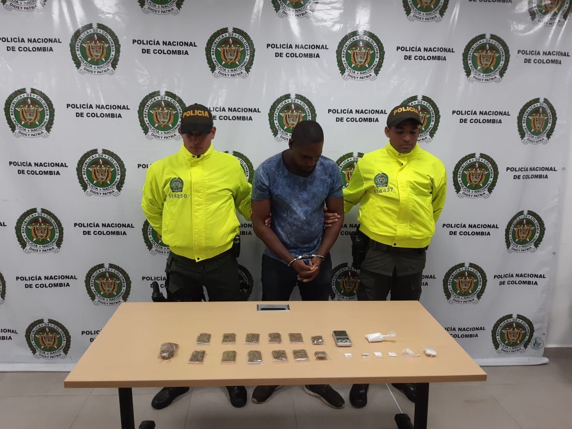 Cárcel para un hombre, capturado en una vivienda con cocaína y marihuana