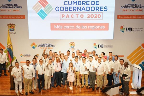El Valle se sumó al Pacto por la Transparencia durante Cumbre de Gobernadores en Cartagena