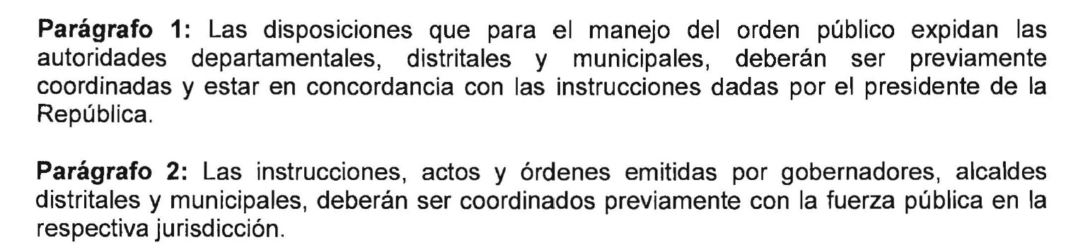 Amparado en el artículo 3 del Decreto 418 del Ministerio del Interior, el alcalde Distrital Víctor Vidal mantiene el toque de queda en Buenaventura 