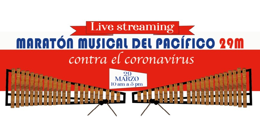 Live streaming Maratón Musical del Pacífico contra el coronavirus, el domingo 29 de marzo