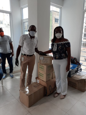 La Secretaria de Salud hizo entrega de kits de bioseguridad a Asoparupa y al Hospital San Agustín de Puerto Merizalde