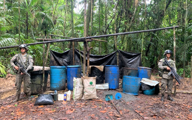 La Armada de Colombia mantiene ofensiva contra el ELN en el Chocó