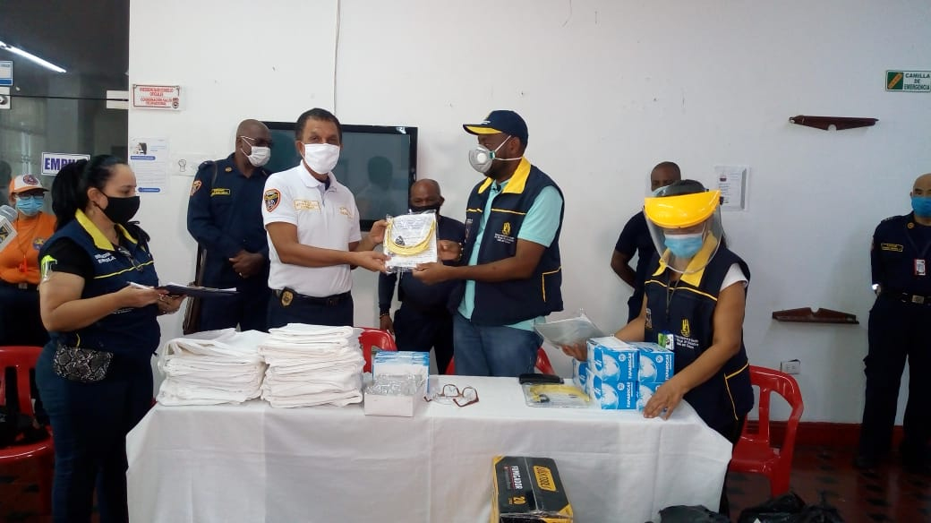 Se entregaron elementos de bioseguridad a los organismos de socorro de Buenaventura