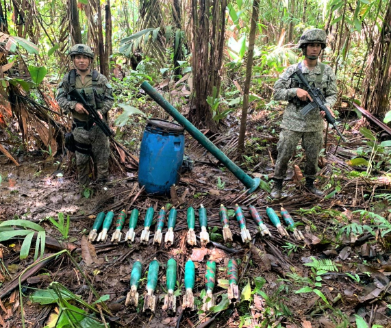 La Armada de Colombia incautó en el Chocó artefactos explosivos que pertenecerían al ELN