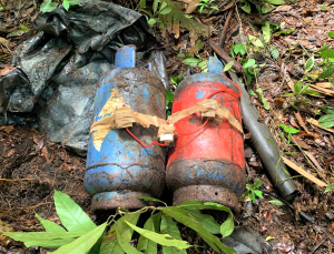 La Armada de Colombia incautó en el Chocó artefactos explosivos que pertenecerían al ELN