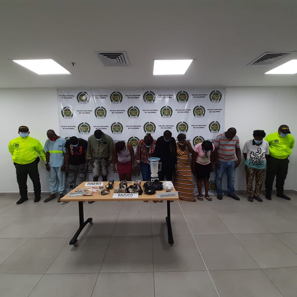 Por tr&aacute;fico de estupefacientes, fueron judicializados 10 presuntos integrantes de &lsquo;Los Chirris&rsquo; en Buenaventura 